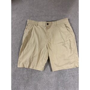 Nike Golf Dri-Fit Printed Yellow White Polka Dots Shorts Men's sz 36